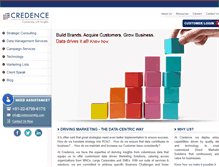 Tablet Screenshot of credencemktg.com